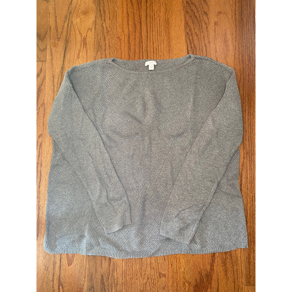 J Jill Gray Geometric Sweater Size Large‎